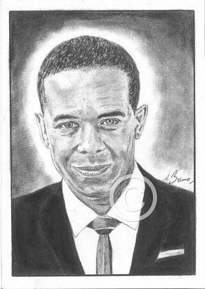 Adrian Lester Pencil Portrait