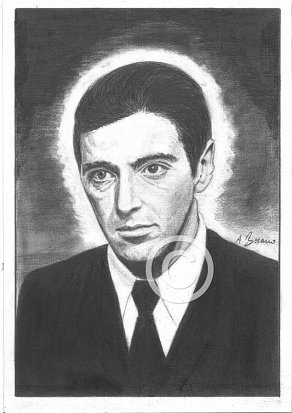 Al Pacino Pencil Portrait