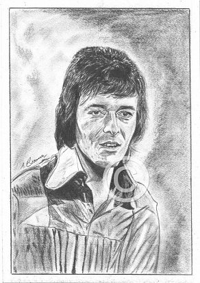 Allan Clarke Pencil Portrait