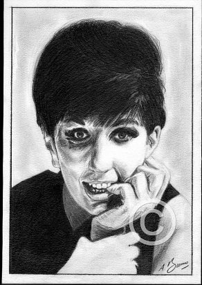 Alma Cogan Pencil Portrait