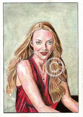 Amanda Seyfried Pencil Portrait