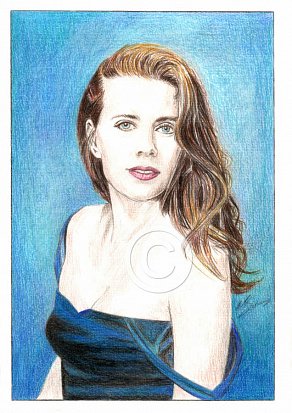 Amy Adams Pencil Portrait