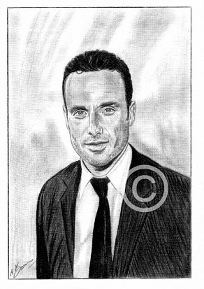 Andrew Lincoln Pencil Portrait