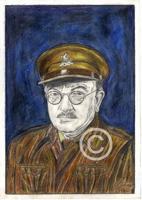 Arthur Lowe Pencil Portrait