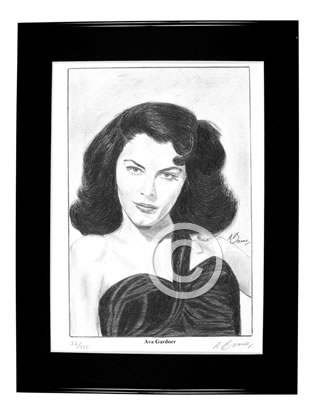 Ava Gardner framed print