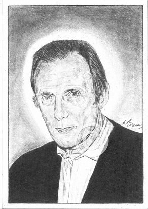 Bill Nighy Pencil Portrait