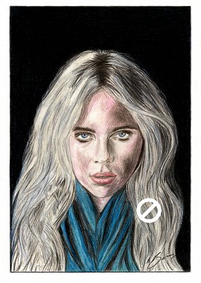 Billie Eilish Pencil Portrait
