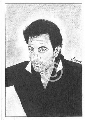Billy Joel Pencil Portrait