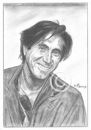 Bryan Ferry Pencil Portrait