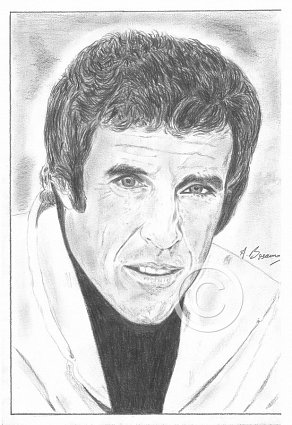 Burt Bacharach Pencil Portrait