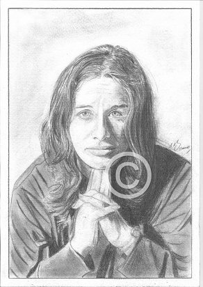 Carole King Pencil Portrait
