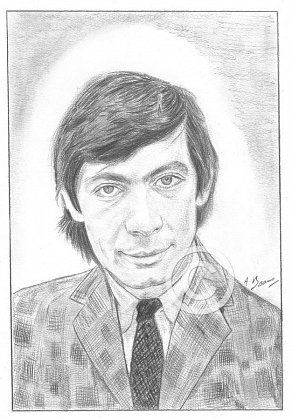 Charlie Watts Pencil Portrait