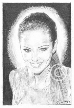 Cheryl Cole Pencil Portrait
