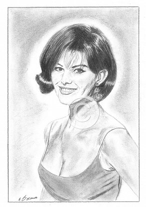 Claudia Cardinale Pencil Portrait