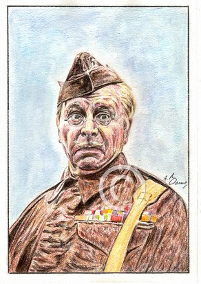 Clive Dunn Pencil Portrait