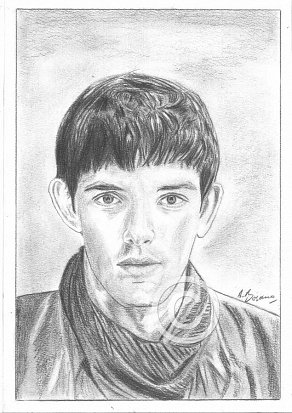 Colin Morgan Pencil Portrait