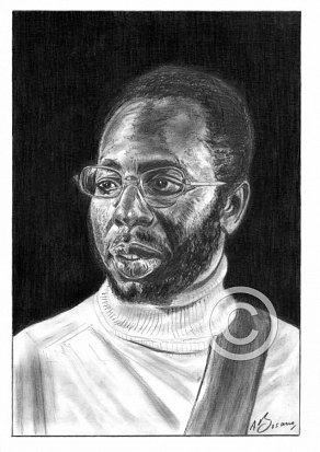 Curtis Mayfield Pencil Portrait