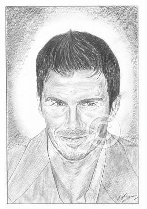 David Beckham Pencil Portrait
