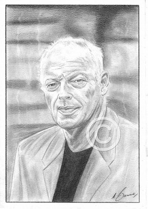 David Gilmour Pencil Portrait