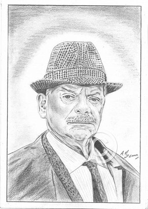 David Jason Pencil Portrait