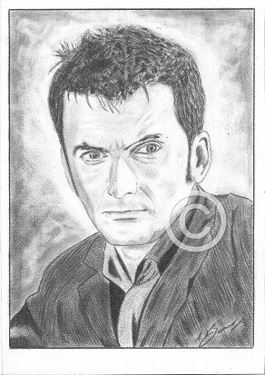 David Tennant Pencil Portrait