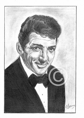 Dean Martin Pencil Portrait