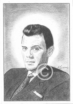 Dirk Bogarde Pencil Portrait