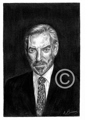 Donald Sutherland Pencil Portrait