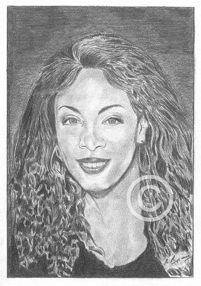 Donna Summer Pencil Portrait