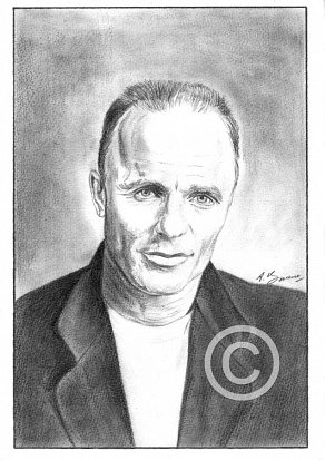 Ed Harris Pencil Portrait