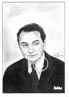 Edward G. Robinson Pencil Portrait