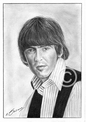 George Harrison Pencil Portrait