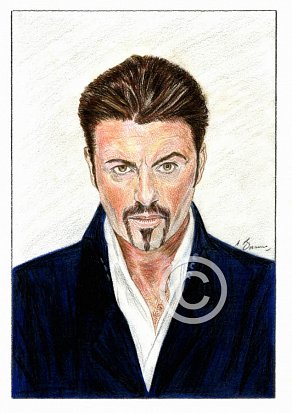 George Michael Pencil Portrait