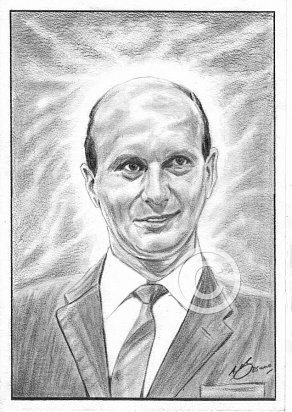 Gerry Anderson Pencil Portrait