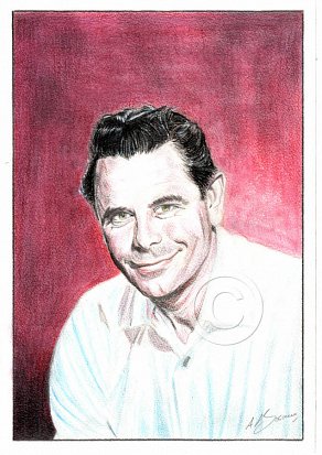 Glenn Ford Pencil Portrait