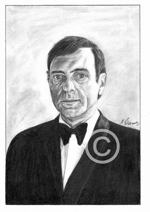 Harry H Corbett Pencil Portrait