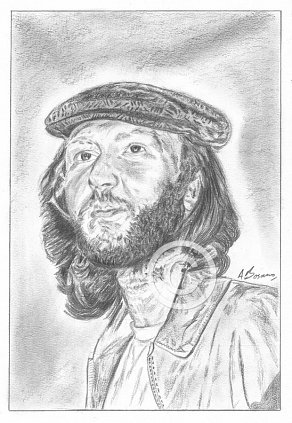 Harry Nilsson Pencil Portrait
