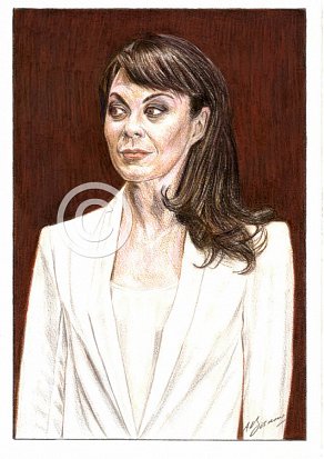 Helen McCrory Pencil Portrait