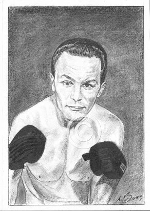 Henry Cooper Pencil Portrait