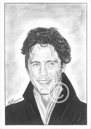 Hugh Grant Pencil Portrait