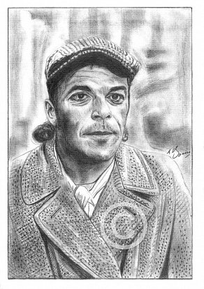 Ian Dury Pencil Portrait