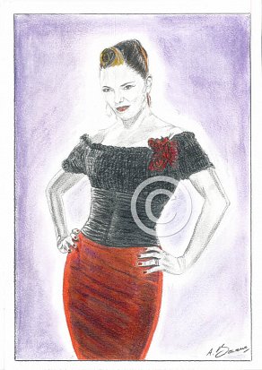 Imelda May Pencil Portrait