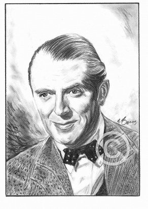 Jack Warner Pencil Portrait