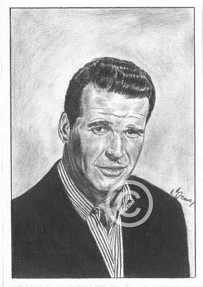 James Garner Pencil Portrait