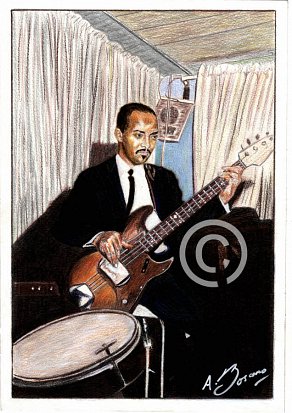 James Jamerson Pencil Portrait