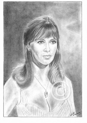 Jane Merrow Pencil Portrait