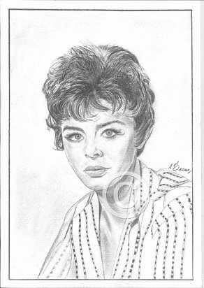 Janet Munro Pencil Portrait
