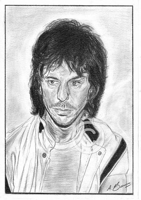 Jeff Beck Pencil Portrait