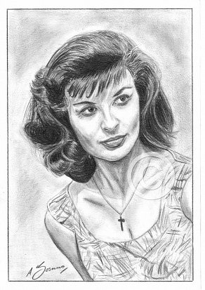 Jennifer Jayne Pencil Portrait