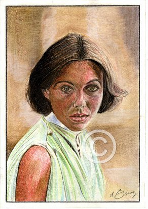 Jenny Agutter Pencil Portrait